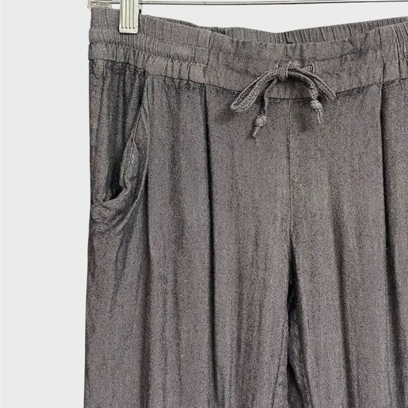 Aritzia Talula Los Feliz Rayon Jogger Pants Size S Grey Pockets Elastic Waist - Picture 3 of 16